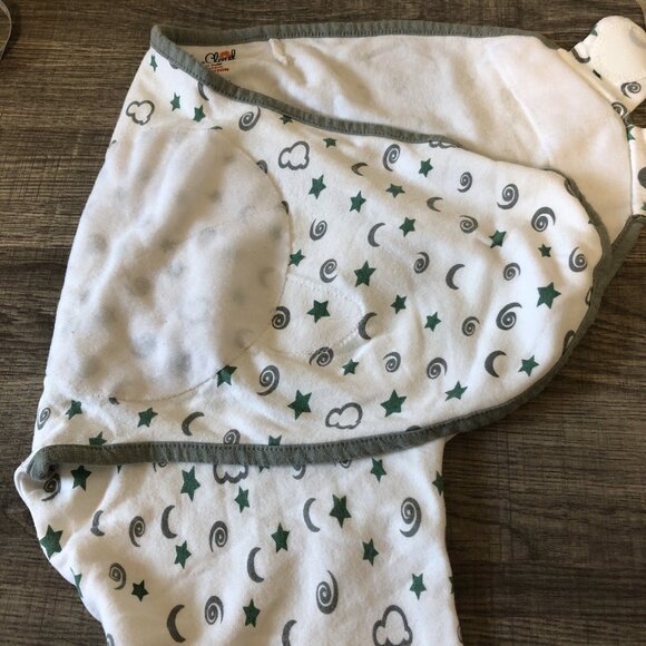 Mama Cheetah Baby Swaddle Sleep Sack Adjustable Organic Cotton Sm/Med 7-14 lbs - Picture 2 of 4